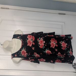 Oddy Floral Cold Shoulder Top